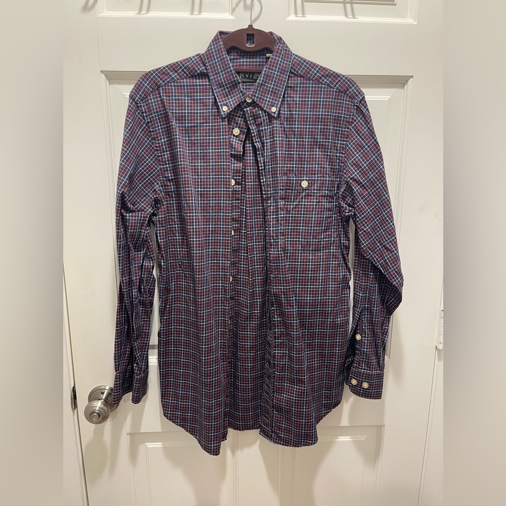 Men Orvis Long Sleeve Button Down - Size Small
